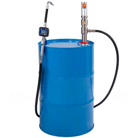 029-1384-000 Meclube (Италия) - Бочковой комплект из нержавеющей стали со счетчиком для антифриза, стеклоомывателя, 1:1, 180-220 литров