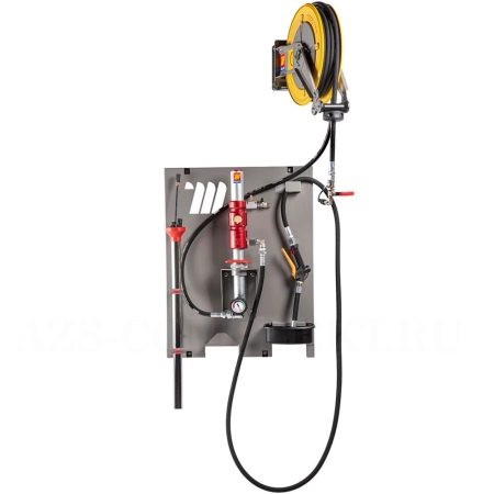 042-1414-000 Meclube (Италия) - Пневматическое настенное устройство для слива и откачки масла с насосом 1:1 и катушкой