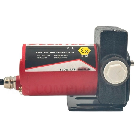 Вид сбоку Rite-40 Benzonika (Китай, Россия) - Насос для бензина 12В, 40 л/мин