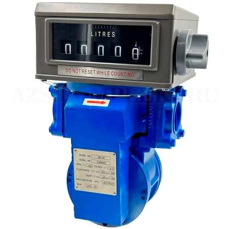 SM-50 Benzonika (Китай) - Счетчик 2 механический для светлых нефтепродуктов