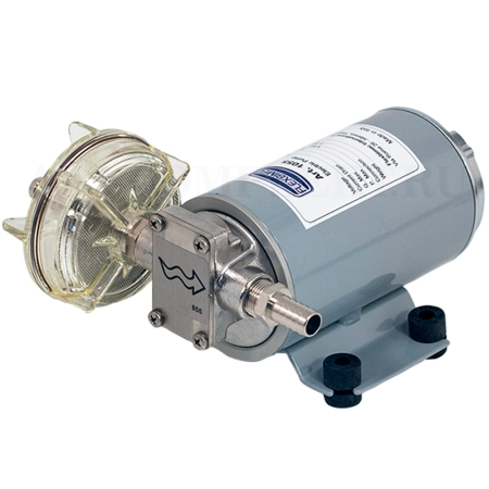 1052 Flexbimec (Италия) - Электрический шестеренчатый насос для химии, 12В, 14 л/мин