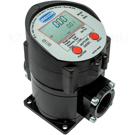 2750 Flexbimec (Италия) - Цифровой счетчик серии Нептун для дизеля, 20-100 л/мин, 1 BSP