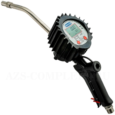 2835 Flexbimec (Италия) - Пластиковый раздаточный кран-пистолет с электронным расходомером, 1-20 л/мин, 1/2