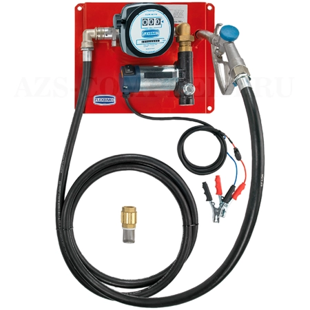 6246 Flexbimec (Италия) - Настенный раздаточный узел для дизтоплива, со счетчиком, ручной раздаточный кран, 12В, 40 л/мин