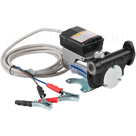 6253 Flexbimec (Италия) - Электрический насос для перекачки дизельного топлива, 12В, 60 л /мин.