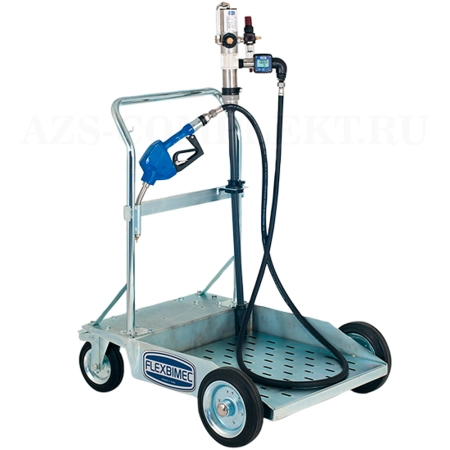 6779 Flexbimec (Италия) - Мобильный пневматический комплект для раздачи AdBlue со счетчиком, R=1:1, 15 л/мин