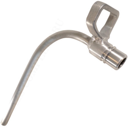 GFR1-90 FloMAX (США) - Угловой ресивер 90 для слива самотеком, с носиком 1