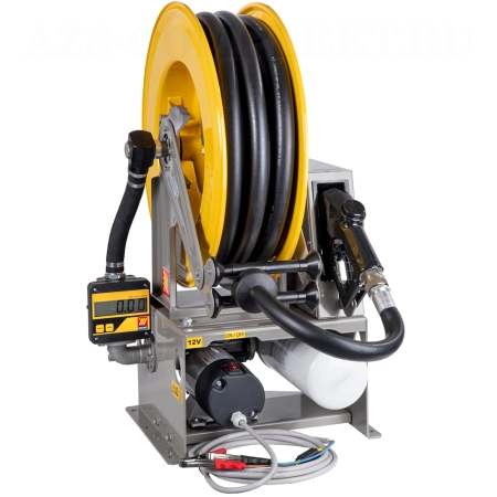 090-5062-Z85 Meclube (Италия) - Заправочный комплект 24В MEC-REEL для дизтоплива с катушкой и счетчиком, 85 л/мин