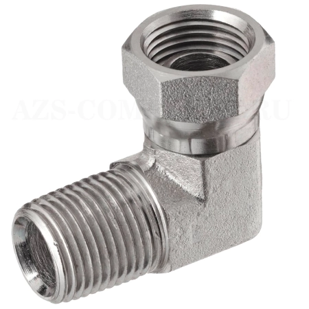 Угловой штуцер (колено) с поворотным шарниром 1/2 NPT (FxM) Graco 155470