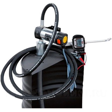 Piusi Drum Viscomat 60/1 24V - Бочковой комплект со счетчиком для раздачи масла 24 В (F00268010)