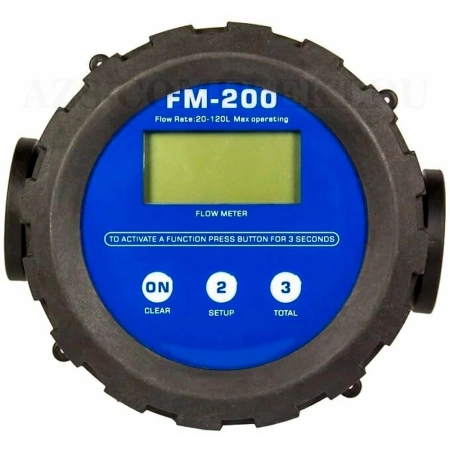 FM 200 Benzonika (Китай) - Электронный счетчик мочевины AdBlue, воды, 10-120 л/мин, 1 BSP