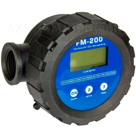 FM 200 Petroll (Китай) - Электронный счетчик мочевины AdBlue, воды, 10-120 л/мин, 1 BSP